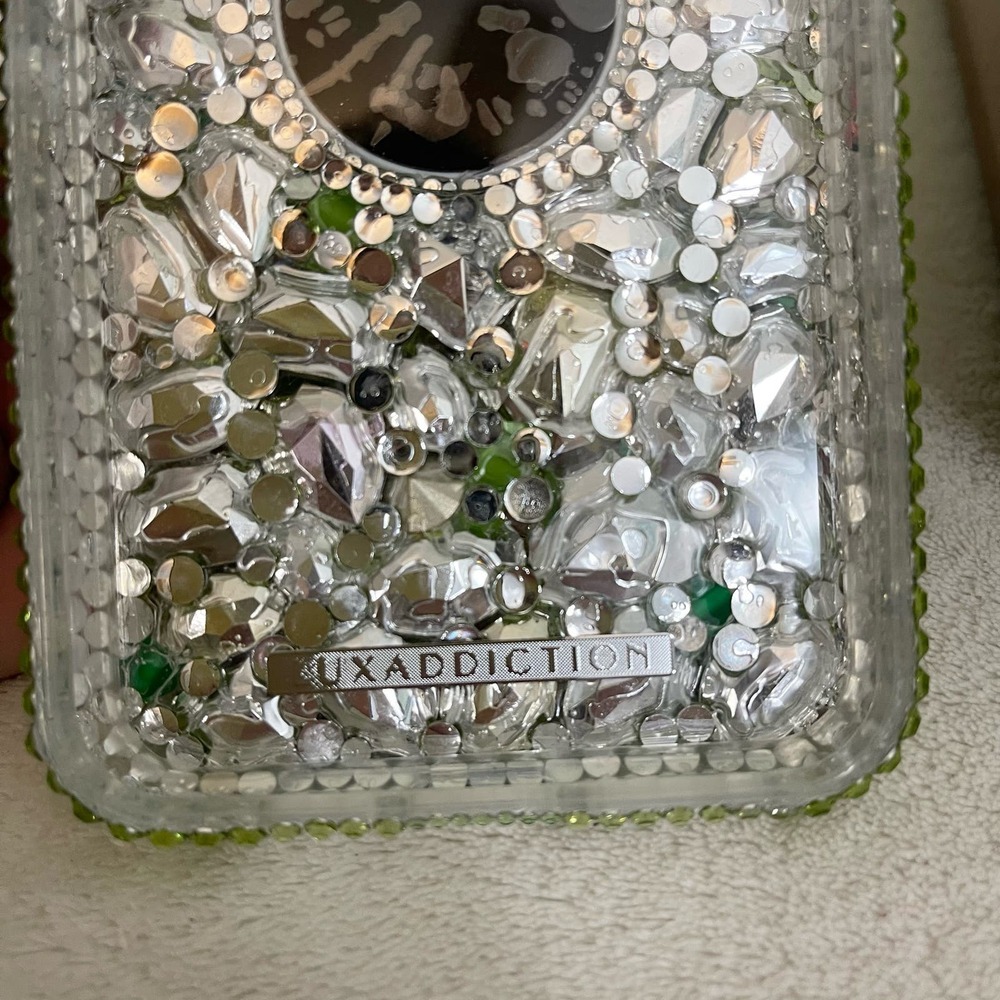 LUX ADDICTION AJS iPhone 12 Personalized Phone Cover Case Protector GEMSTONES - Picture 5 of 7